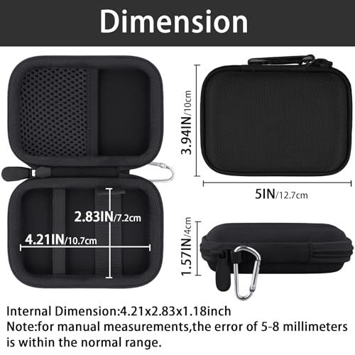 khanka Case for Anker Nano Power Bank Ultra-Slim 5000Mah & Maggo 10K,Black - color: Black