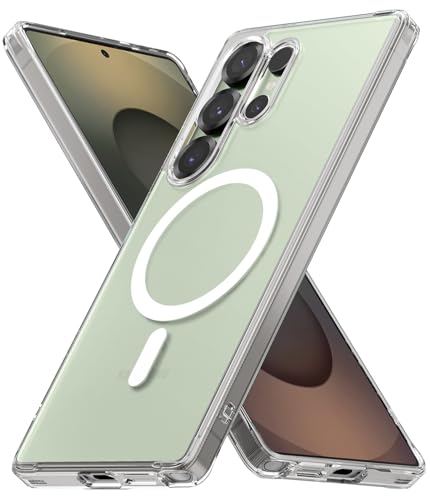 Ringke for Samsung Galaxy S25 Ultra Case [Fusion Magnetic Matte Clear] | Compatible with MagSafe, Oil & Dirt Resistant, Anti-Fingerprint Technology Prevents Oily Smudges, Feels Velvety Soft - size: Galaxy S25 Ultra