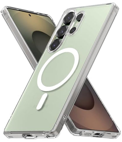 Ringke for Samsung Galaxy S25 Ultra Case [Fusion Magnetic Matte Clear] | Compatible with MagSafe, Oil & Dirt Resistant, Anti-Fingerprint Technology Prevents Oily Smudges, Feels Velvety Soft - size: Galaxy S25 Ultra