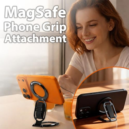 Cyberguys MagSafe Phone Grip, 360° Rotating & Magnetic
