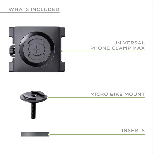 SP CONNECT Micro Stem Mount Pro Clamp | SPC+ | Premium Mobile Phone Holder for Cycling | Electric Bicycle Cell-Phone Holders | Road Bike E-Bike - size: Clamp - One Size