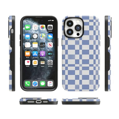 Casely iPhone 14 Pro Max Case | Reality Check | Periwinkle | Bold Protective Design | Compatible with MagSafe - color: Reality Check | Periwinkle