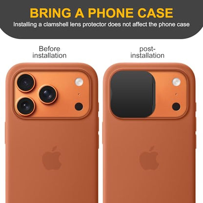 3 Pack Privacy Cover Compatible for iPhone 17 Pro/iPhone 17 Pro Max with 2 Front Camera Privacy Cover, Anti-Spy Camera Cover, Easy-Adhesive Design, Safeguard on iPhone 17 Pro/17 Pro Max. Black - size: iPhone 17 Pro/ iPhone 17 Pro Max
