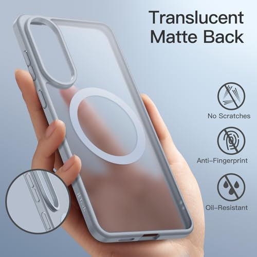 JETech Magnetic Case for Samsung Galaxy S25 Edge, Icyblue - color: Icyblue, size: Galaxy S25 Edge