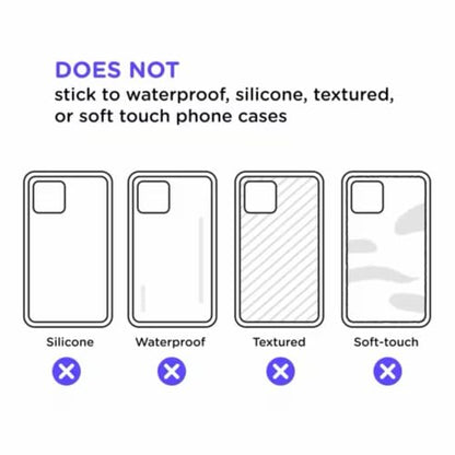 PopSockets Adhesive Phone Grip, Holder- Black - color: Black, style: Adhesive