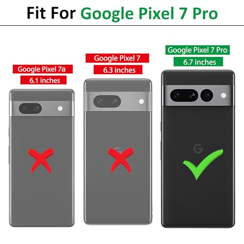 Gritup Pixel 7 Pro Case, Light Blue, Shockproof Phone Case with Slide Camera Cover, Magnetic Kickstand, Compatible with Google 7 Pro (6.7 inch) - color: Light Blue, size: Pixel 7 Pro（6.7Inches)