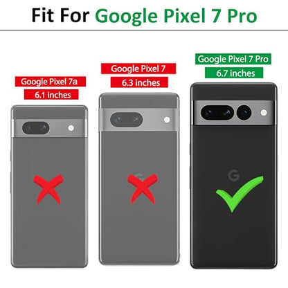 Gritup Pixel 7 Pro Case, Light Blue, Shockproof Phone Case with Slide Camera Cover, Magnetic Kickstand, Compatible with Google 7 Pro (6.7 inch) - color: Light Blue, size: Pixel 7 Pro（6.7Inches)