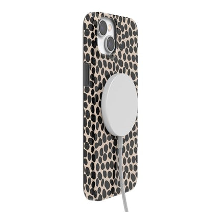 Casely iPhone 14 Plus Case | Lost in Spots | Cheetah Print | Compatible with MagSafe | Classic Ultra Slim Design - color: Lost in Spots | Cheetah Print