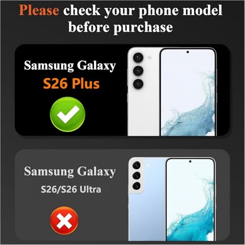 DEERLAMN Camera Lens Protector for Samsung Galaxy S26+ Plus 6.7-Inch,9H Hardness Anti Scratch Easy Installation Tempered Glass [3-Packs] - Black - size: S26 Plus-6.7 Inch