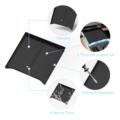 SMABEE Center Console Protective Mat for ES 300h/350e/350h/500e 2026 - size: Wireless Charging Mat