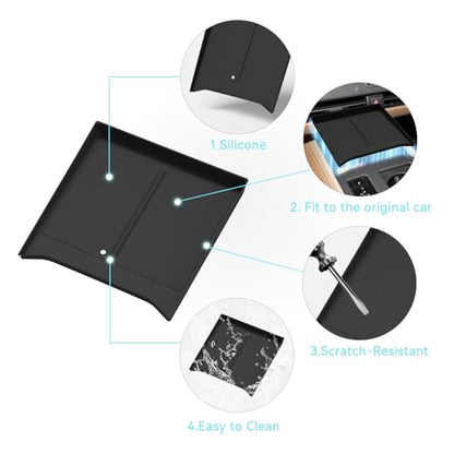 SMABEE Center Console Protective Mat for ES 300h/350e/350h/500e 2026 - size: Wireless Charging Mat