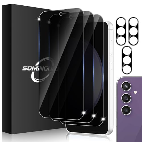 3+3 for Samsung Galaxy S23 FE 5G Privacy Screen Protector Camera Protector - size: Galaxy S23 FE Privacy