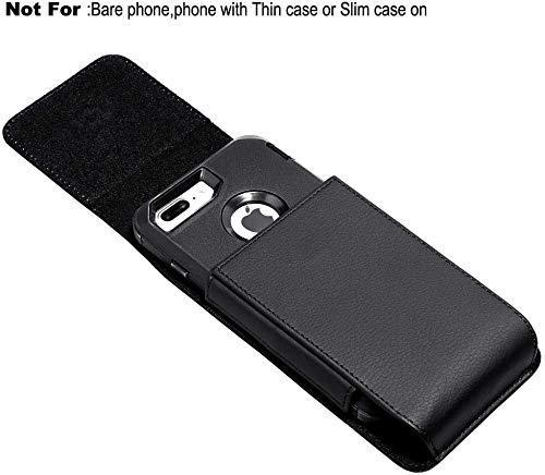 Holster For iPhone 16 Plus, 16 Pro Max, iPhone 15 Plus 15 Pro Max,14 Plus 14 Pro Max,13 Pro Max ,12 Pro Max Belt Holster Fit With Thick Defender Case Hybrid Armor On