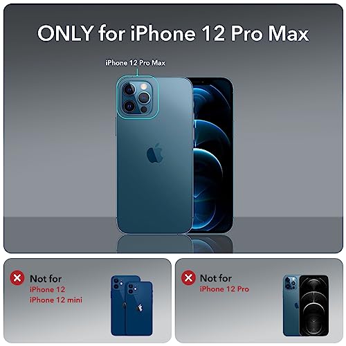 ESR 3 Pack for iPhone 12 Pro Max Screen Protector, Align Frame