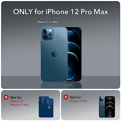ESR 3 Pack for iPhone 12 Pro Max Screen Protector, Align Frame