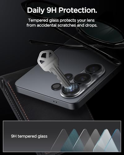 Spigen Camera Lens Protector for Galaxy S26 Ultra - Black [2 Pack]