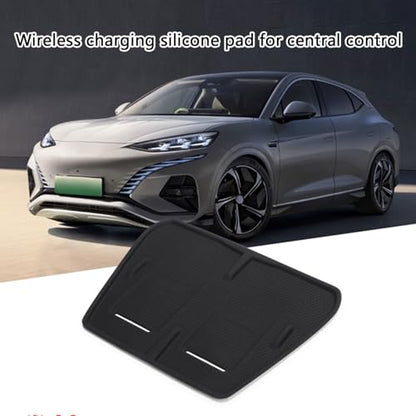 Wireless Chargers Pad Anti Slip Mat for N7 2023 Protections Silicone Pad Flexible Pad Easy Use Auto Interior Accessory