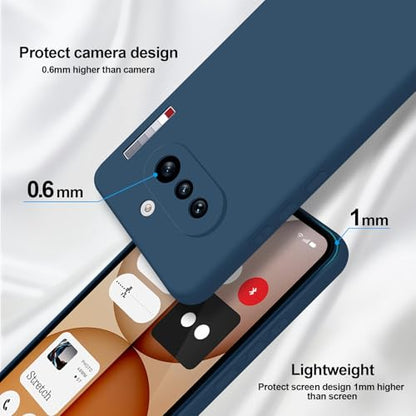 GiiYoon Silicone Case for Nothing Phone 4a, Blue - color: Blue, size: Nothing Phone 4a