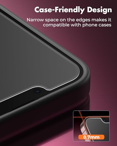 UNBREAKcable 4PCS Screen Protector for iPhone 13-2 Privacy Tempered Glass+2 Clear Glass Double Shatterproof [Easy Installation Frame] [9H Hardness] [Case Friendly] Anti-Scratch for iPhone 6.1 inch - size: iPhone 13