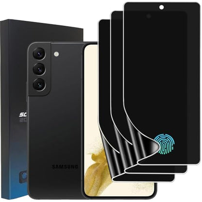 3 Pack TPU Privacy Screen Protector for Samsung Galaxy S22 6.1" - size: Samsung Galaxy S22