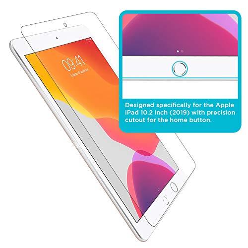 Tech Armor for iPad 10.2 (2021, 2020), Anti-Glare Screen Protector 2 Pack