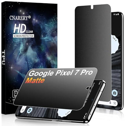2 Pack for Google Pixel 7 Pro Matte Privacy Screen Protector 6.7 Inch[Not Glass], Anti-Scratch, Anti-Glare, Support fingerprint Unlock - size: Google Pixel 7 Pro