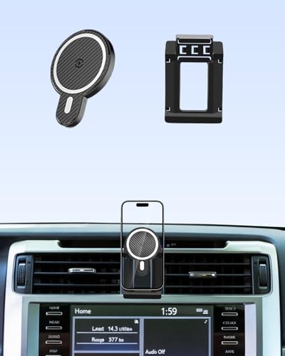 PZK Magnetic Wireless Charging Phone Holder for 2010-2024 Toyota 4 Runner - color: Magsafe+ Wireless Charging