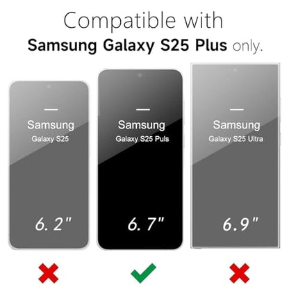 Battery Case for Galaxy S25 Plus,Upgraded 12000mAh Rechargeable Portable Extended Battery Pack Supported Qi Wireless Charging Case Compatible with Galaxy S25 Plus(6.7 inches) Charging Case-Black - size: Galaxy S25 Plus