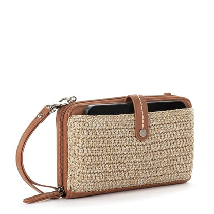 The Sak Iris Smartphone Crossbody Purse - Small Women's Cellphone Bag & Wallet For Everyday- Convertible Wristlet With Zipper | Fits Most Smartphones, Card Slots & Zip Pocket, Detachable Wristlet & Crossbody Straps, Hands-Free for Travel & Errands - color