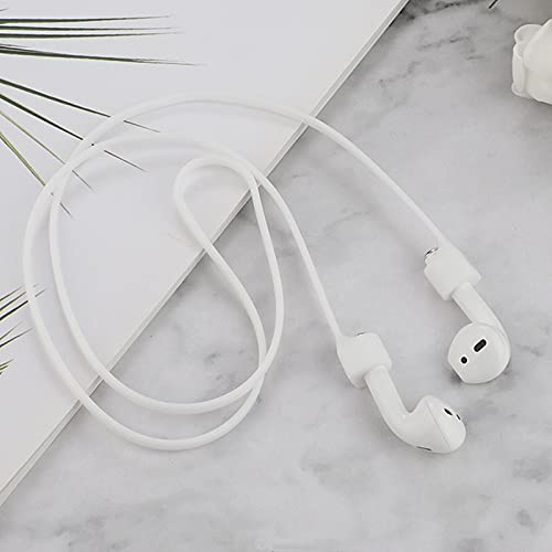 BUISAMG AirPods Magnetic Anti-Lose Strap, Soft Silicone Sport Lanyard - color: Wine Red...