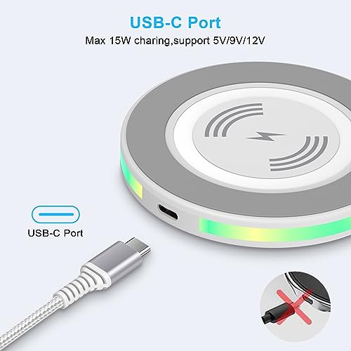 Wireless Charger Samsung Fast Charging Pad Phone Android Charger Station