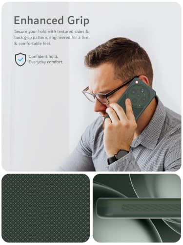 TUDIA MergeGrip Designed for Oppo Find X9 Ultra Case (2026), [Military Grade Drop Tested] Dual Layer Slim Rugged Heavy Duty Shockproof Protective Phone Cover (Pine Green, MagSafe Compatible) - color: Pine Green, size: MagSafe Compatible