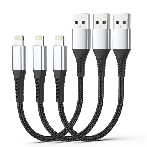 6 Inch iPhone Charging Cable, 0.5FT Short Lightning Cable for iPhone 14 13 - size: 0.5 Feet