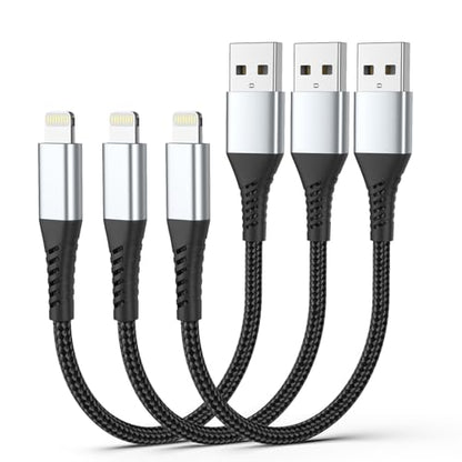6 Inch iPhone Charging Cable, 0.5FT Short Lightning Cable for iPhone 14 13 - size: 0.5 Feet