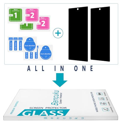 Privacy Screen Protector for Samsung Galaxy Z Fold 7 Tempered Glass - color: Black-Galaxy Z Fold 7