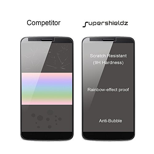 Supershieldz (3 Pack) Designed for Huawei (Google) Nexus 6P Tempered Glass Screen Protector, Anti Scratch, Bubble Free
