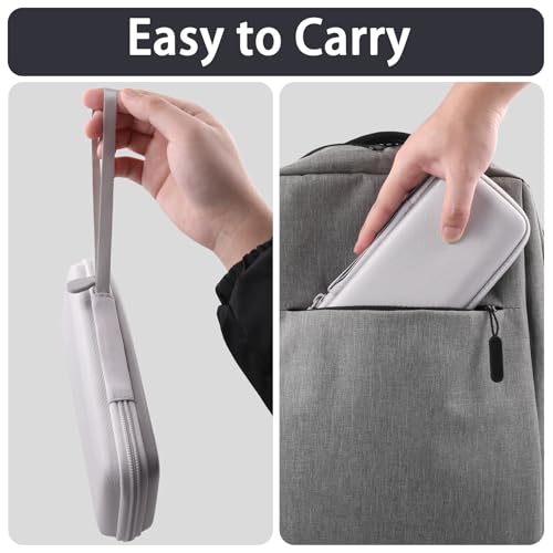 Hard Travel Case for UEQ/VBA/KEEPRO 3 in 1 Wireless Charging Station - color: White Case