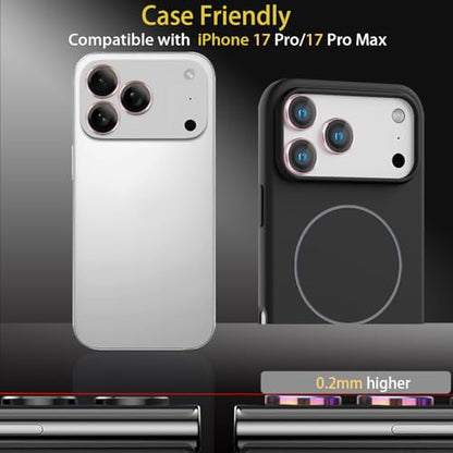 Camera Lens Protector for iPhone 17 Pro/17 Pro Max, Pink - color: Pink