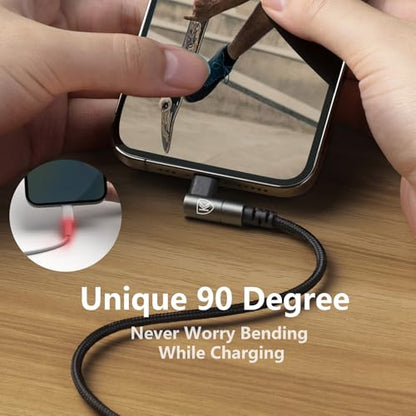 USB C to Lightning Cable 10FT [Apple MFi Certified] iPhone Charger Cable - color: Grey, size: 10FT, style: USB C to Lightning