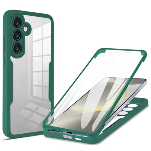 for Galaxy S26 Case with Screen Protector.Full Green | Military Grade Shockproof 360° Full Body Rugged Case Cover for Samsung Galaxy S26 - color: Green, size: Galaxy S26