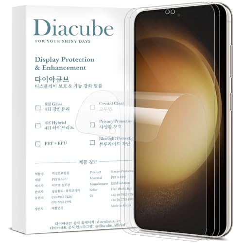 3-Pack for Samsung Galaxy S23 Ultra Flexible TPU-EPU Screen Protector [Not Glass] [0.1S Fingerprint Unlock] [Real-Time Self-Healing] HD Clear, Unbreakable, Bubble Free Easy Installation with Alignment Jig - size: Galaxy S23 Ultra