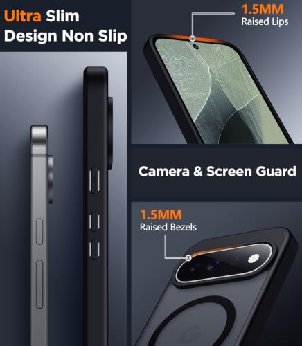 SPIDERCASE Magnetic for Google Pixel 11 Pro XL Case,Black - color: Black, size: Pixel 11 Pro XL