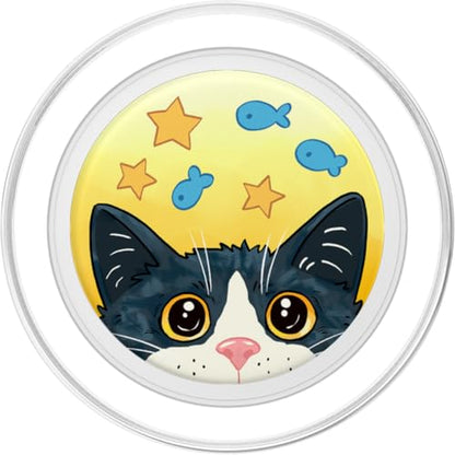 PopSockets Phone Grip – Cat PopSocket - Boss The Cat PopSockets PopGrip for MagSafe - style: Magnetic PopGrip