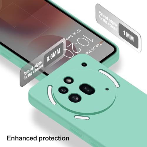 Silicone Case for Nothing Phone 3A Pro, Mint Green - color: Mint, size: Nothing Phone 3A Pro