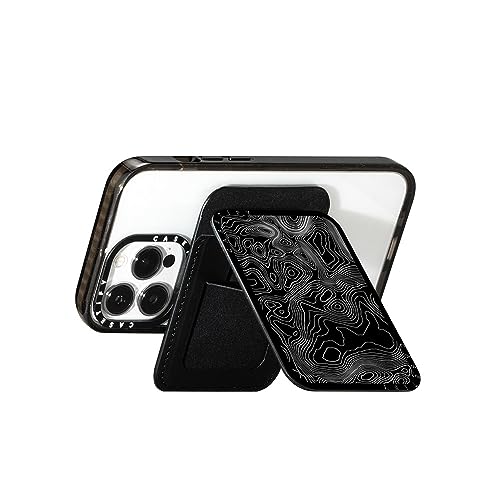 CASETiFY Snappy Card Holder Stand Compatible with Magsafe - Black Tree - color: Black Tree