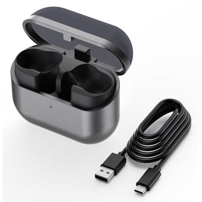 Wireless Charging Case for Samsung Galaxy Buds 3 FE - Supports Wireless & Wired Charging, Replacement Charger Case with USB-C Cable (Earbuds Not Included)