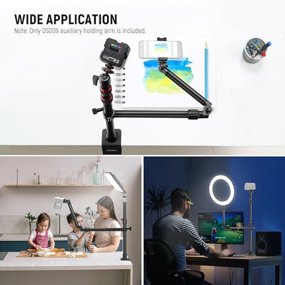 NEEWER Overhead Camera Mount with Phone Clip - style: DS009(2-Section)