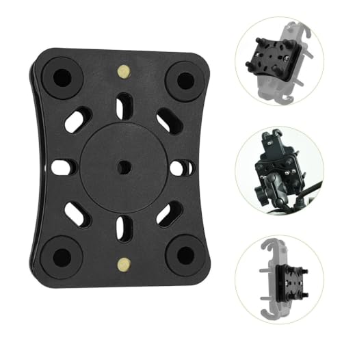 Luxshiny Motorcycle Phone Holder with Vibration Dampener and Shock Absorber, Bike Phone Rack Compatible with Smartphones, Handlebar Mount for Motorcyclists and Cyclists