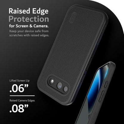 TUDIA for Google Pixel 10a Case (2026) - [MergeGrip] Dual Layer Heavy Duty Slim [Military Grade Drop Tested] Shockproof Protective Pixel 10A Phone Cases - Black - color: Black, size: Pixel 10a Standard