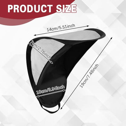 Car Mobile Phone Sunshade, Auto Portable Foldable Smartphone Umbrella Cover - color: Black+Sliver